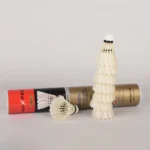 Maxpro Badminton Shuttlecock - Feather MP-777 Grade-03 12Pcs White - Image 2