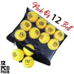CU Sports Tape Balls – Pack of 12 | Double Pressure | For Street & Tournament Cricket - Image 3